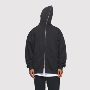 Iota Sports Mejor calidad Full Zip Up 380Gsm Sudaderas con capucha de lana de algodón High Street Hip Hop Elegante Streetwear Sudaderas con cremallera para hombres - Product Image 1