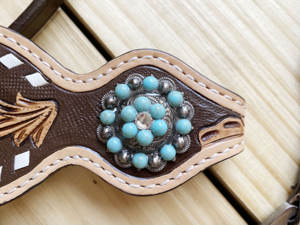 Ensemble de selle, de collier de poitrail et de rênes en cuir de qualité supérieure pour l'équitation, disponible en gros - Product Image 4