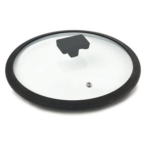 Viv 2275 Ghidini Cipriano Vaporera de Vidrio de 28 cm con Tapa Anti-vapor - Product Image 1