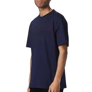 Nurak-T-shirt imprimé en coton 100% surdimensionné pour homme, respirant, avec épaules tombantes, en polyester tissé - Product Image 2