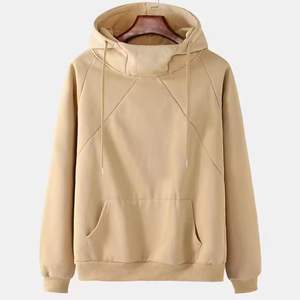 เสื้อฮู้ดดี้ผู้ชาย แขนยาว ผ้าฟลีซ แห้งเร็ว ระบายอากาศดี สีพื้น สำหรับฤดูหนาว สไตล์ลำลอง มีกระเป๋า  รับสกรีนโลโก้ - Product Image 1