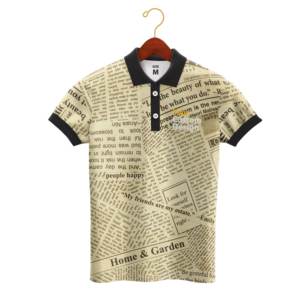 Polo personnalisé à manches courtes, imprimé AOP, nouveau modèle de Polo de styliste, coupe Slim, Polo personnalisé, 100% coton, Polo de Golf uni - Product Image 3