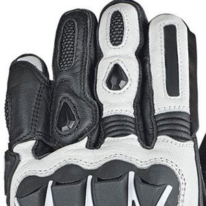 Service OEM pour une protection ultime Confort Blanc Noir Bon Fournisseur Gants de moto en cuir véritable - Product Image 6