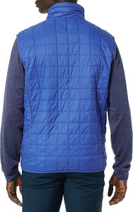 OEM personalizado de alta calidad ropa de trabajo recubierto chaleco acolchado ligero impermeable frente Stand Collar de moda chaqueta al por mayor - Product Image 2