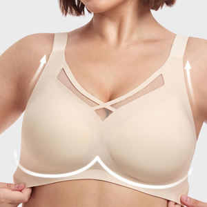 Soutien-gorge de yoga de haute qualité avec logo personnalisé haut de forme physique soutien-gorge de sport pour femmes en couleurs unies vente en gros - Product Image 6