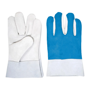Gants de travail de soudage avec protection ignifuge, gants de sécurité, gants de soudeur, cuir de vachette, cuir fendu - Product Image 5