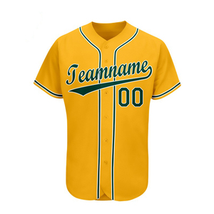 Maillot de baseball confortable sur mesure Nouveau style de vêtements de sport Votre propre conception Impression par sublimation complète Techniques perlées Respirant - Product Image 6