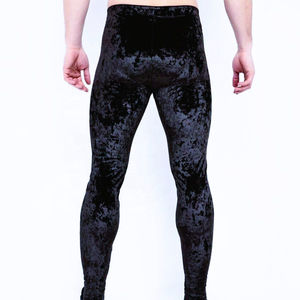 Leggings de Compresión para Hombre, Diseño Personalizado, de Algodón/Fibra de Bambú, Cintura Elástica, Transpirables, de Secado Rápido, con Impresión por Sublimación - Product Image 2