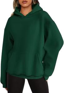 Women's Oversized Hoodies Fleece Sweatshirts Long Sleeve Pullover Outfit <b>Tops</b> with Pockets Trendy New Fashion For UNISEX - Product Image 2
