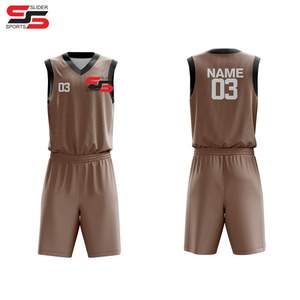 Poliéster Ropa deportiva Nuevo diseño Venta al por mayor Azul Baloncesto Jersey Conjuntos Uniforme de baloncesto Jóvenes uniformes de baloncesto - Product Image 3