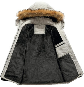 Chaqueta Acolchada para Mujer, Estilo Denim, Transpirable, de Secado Rápido, Tejido Liso Teñido, Elegante y Moderna, con Cuello Alto y Cierre de Cremallera para Invierno - Product Image 3