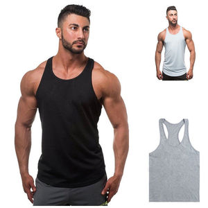 Vente chaude hommes décontracté 95% coton 5% Spandex sans manches débardeur Gym entraînement à capuche avec gilet de course Fitness débardeur - Product Image 3