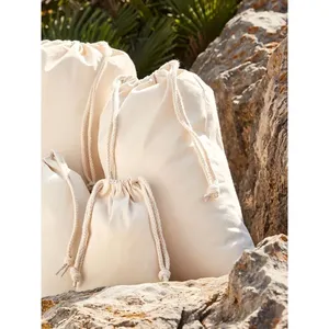 Sacche Sportive Promozionali in Cotone Organico Premium Sostenibile con Coulisse - Product Image 4