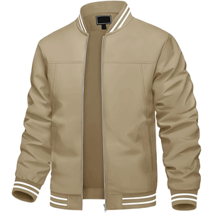 College Baseball jacket for men custom logo Embroidery Varsity top Quality <b>Coat</b> Varsity Jacket Men Varsity Jackets - Product Image 1