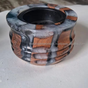 Top plus vendu 2026 résine époxy en bois bakhoor brûleur joint résine islamique cadeau article bakhoor brûleur nouveau design - Product Image 2