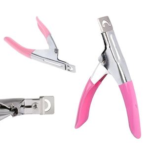 Coupe-ongles à poignée rose pour coupe-ongles en acrylique coupe-ongles réglable en acier inoxydable pour artificiel - Product Image 4