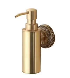 Dispensador de jabón de Metal Superior diseño elegante hecho a mano nuevo contenedor de jabón botellas Accesorios inteligentes para el hogar dispensadores de lujo - Product Image 2