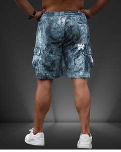 Pantalones cortos de camuflaje para hombre hechos a mano de tela elástica elegante patrón de camuflaje pantalones cortos para hombre - Product Image 3