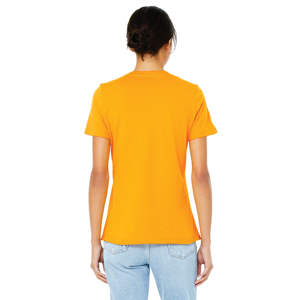 Airlume – T-Shirt à manches courtes en coton peigné et à anneaux pour femme, simple, 100% oz, 4.2 - Product Image 3