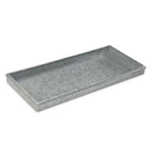 Plateau de service rustique en métal galvanisé robuste conçu pour une utilisation polyvalente, y compris le service des aliments ou la création de présentoirs de table - Product Image 2