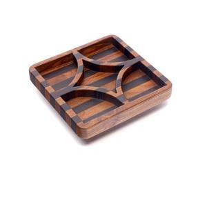 Wooden Serving Tray Home <b>Hotel</b> <b>Supplies</b> Kitchenware Item Tableware Catering Used Food & Breakfast Server Tray - Product Image 4