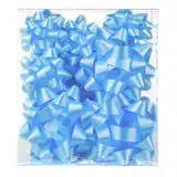 Lazos de Regalo Ecológicos con Diseño de Mariposa Azul Personalizados, Lazos Decorativos Tejidos de Poliéster de Color Sólido con Impresión Digital para Regalos - Product Image 6