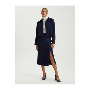 Jacquard Women's <b>Skirt</b> with Slight Details No Pocket Unlined Without Belt - Product Image 6