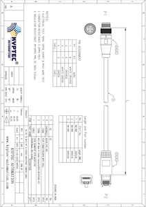 Cable de Cámara Industrial de Alta Calidad RJ-45 a M12-4P con Codificación D para una Conexión Confiable en Equipos Industriales Automatizados - Product Image 6