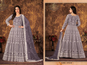 Costume Anarkali Salwar indien et pakistanais de fantaisie traditionnel exclusif pour femmes disponible au prix de gros auprès de l'exportateur indien - Product Image 4
