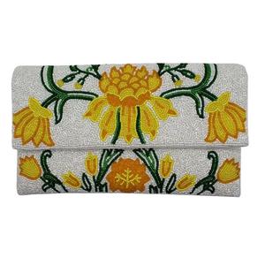 Sac bandoulière en lin brodé fait main pour femmes - Écologique, réutilisable, couleurs personnalisables, design vintage, mode cottagecore - Product Image 4