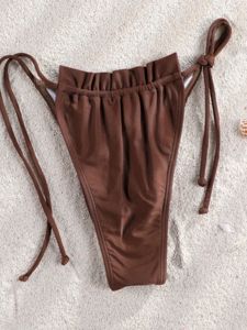 Elegante Conjunto personalizado de 2 piezas para mujer traje de baño Sexy Bikini Venta caliente traje de baño ropa de playa secado rápido transpirable conjunto de Bikini con estilo - Product Image 3