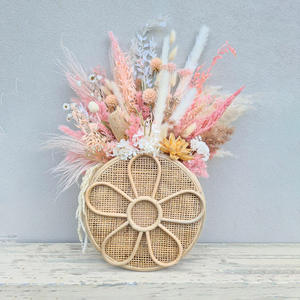 ตะกร้าหวายดอกไม้แขวนผนังสำหรับตกแต่งห้องเด็กผู้หญิงตะกร้าบนผนังเป็นมิตรต่อสิ่งแวดล้อม - Product Image 6