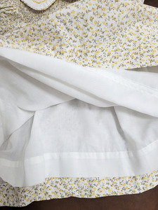 Vestido de algodón con flores para niñas, ropa de diseño encantador, personalizado, venta al por mayor, barata, de alta calidad, informal, de verano - Product Image 5