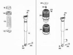 Kit Coilover à abaissement réglable en gros d'usine OEM pour <span class=keywords><strong>Mercedes</strong></span> <span class=keywords><strong>Benz</strong></span> 207367 <span class=keywords><strong>E400</strong></span> <span class=keywords><strong>4MATIC</strong></span> BLUE EFFICIENCY-2015 New Shock - Product Image 5