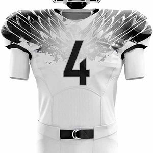 Uniforme de football américain sur mesure 100% polyester vente chaude équipe porter concevoir votre propre avec des manches courtes - Product Image 2