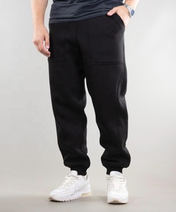 Pantalon de survêtement coupe droite unisexe en coton 100% de haute qualité, style rétro délavé, taille élastique, respirant, décontracté, service OEM - Product Image 4