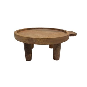 Support à gâteau en bois de couleur naturelle pour pièce maîtresse affichage tasse gâteau mariage table décor fait à la main en vrac - Product Image 2