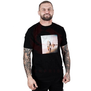 T-shirts pour hommes en coton 100% de haute qualité, coupe ample, style streetwear, avec logo personnalisé - Product Image 1
