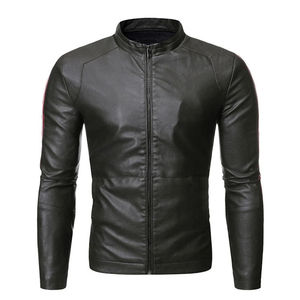 Chaqueta de cuero elegante de alto rendimiento para hombres y diferentes colores disponibles para la chaqueta de cuero de Venta caliente - Product Image 6