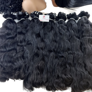 ผมดิบจากเวียดนามคลื่นธรรมชาติผมบริสุทธิ์จากผู้บริจาคคนเดียวในกลุ่มผ้าดิบสี - Product Image 1