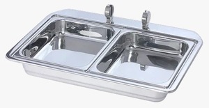 WindGuard Fold Away Chafing Dish Frame Copper Vein warmer buffet inox food - Product Image 4