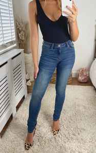 Pantalones Vaqueros Holgados de Algodón Bordados 2T EOutfit para Mujer, Estilo Moderno Y2K Gótico Emo Alternativo Skater de MS Handicraft - Product Image 1