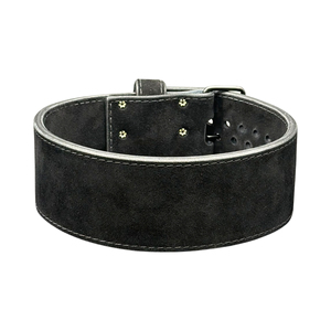 Ceinture de musculation réglable en cuir véritable sur mesure, ceinture de musculation en cuir personnalisée pour la salle de sport - Product Image 3