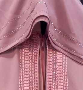 Kimono décontracté pour femmes élégant et modeste brodé à la main Abaya XXL taille bouton vêtements pour adultes fait à la main Style musulman - Product Image 1