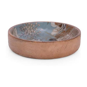 Haute vente meilleure qualité émail imprimé ensemble de 3 bols en bois forme ronde nouveau Design Dessert bol de service ustensiles de cuisine - Product Image 3