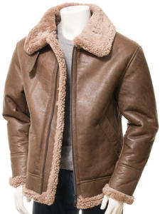 Chaqueta de Cuero Personalizada al por Mayor, Estilo Urbano para Invierno, Cierre de Cremallera, Transpirable, Resistente al Viento, con Logotipo Frontal, para Hombre - Product Image 2