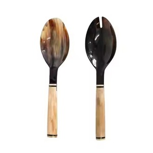 ENSEMBLE DE SERVICE À SALADE EN BOIS PRODUIT INDIEN FAIT MAIN TAUX D'USINE DISPONIBLE DANS DIFFÉRENTES FORMES ET COULEURS - Product Image 1