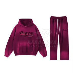 Dernier modèle de survêtements de détresse en hiver Survêtement de détresse décontracté à manches longues couleur personnalisée à vendre - Product Image 1