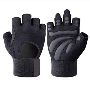 Gants d'haltérophilie en cuir synthétique pour la musculation Cuir synthétique Usine directe avec logo personnalisé en option - Product Image 1