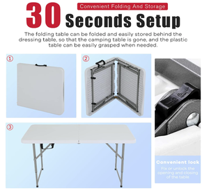 <span class=keywords><strong>TODO</strong></span> 2023 nouvelle vente chaude personnalisée en gros en alliage d'aluminium Compact Mini table pliante portable avec des prix bon marché - Product Image 3